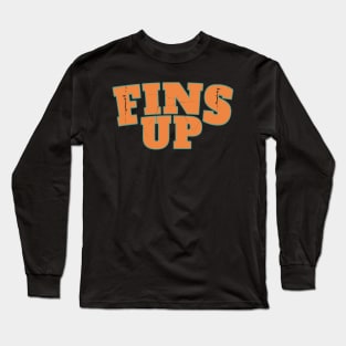 fins-up Miami Dolphin Long Sleeve T-Shirt